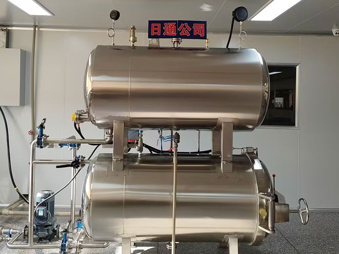 Semi-Automatic Both Electric And Steam Use Double Layers Cooking Retort